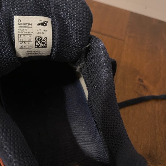 New Balance 990V4 Copper Rose Pigment M990CP4 Made in USA Shoes - Men's 11.5D - Picture 8 of 8